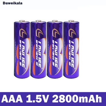 1,5 V AAA daugkartinio Įkrovimo Baterija 2800mah AAA 1,5 V Naujus Šarminis Akumuliatorius, Tinka LED Šviesos Žaislai Mp3wait+nemokamas Shipp