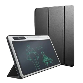 10.1 colių LCD Verslo Rašysenos Tabletės Su Odos dangą, LCD Lankstaus Ekrano Nešiojamieji Elektroniniai Piešimo Doard Darbo Tyrimą