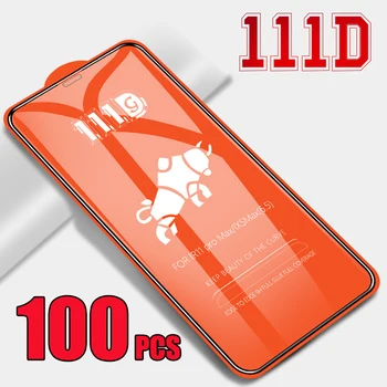 100vnt 111D Grūdintas Stiklas Visiškai Padengti Klijų Lenktas Screen Protector Filmas Xiaomi Redmi 12 Pastaba Pro Plus Greitis Tarbo 12S 11 A2
