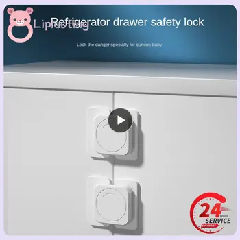 1~5VNT Vaikų Saugos Užraktas Šaldytuvas Durų Lock, Multi-funkcija Kūdikių Anti-Suspaudimo Vertus Namų Kabineto Durų Stalčių Apsaugos