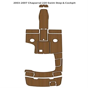 2003-2007 Chaparral 220 Plaukti Platforma Kabinos Valtis EVA Putų Tiko Denio Grindų Padas