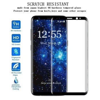 3PCS Grūdintas Stiklas Samsung Galaxy S6 S7 Krašto Telefono Screen Protector for Samsung 10E Lite Apsauginė Plėvelė Samsung S8 S9 Plus
