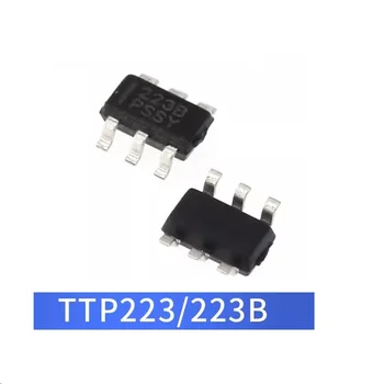 50pcs/daug Naujų ir originalių chip TTP223-BA6 223B SOT23-6 Vienu paspaudimu nustatymo lustas