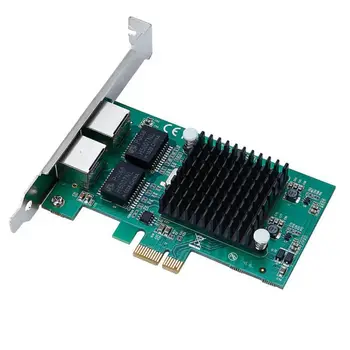 82575/82576 Dual Port Gigabit ethernet Tinklo plokštė Minkštas Maršruto ROS Konvergencijos Server PCI-e X1 Tinklo plokštė Desktop