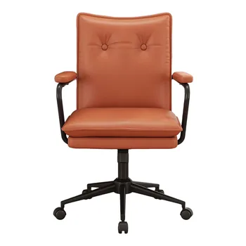 8CM Liftable Biuro Kėdės Su Voleliu, Kompiuterio Kėdė 44CM Aukštas Atlošas, Fotelis Ilgai Sėdi Komfortą Baldai