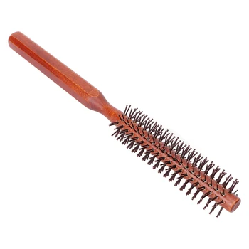 Apvalaus Stiliaus Plaukų Šepetys Plaukų Volelis Hairbrush Mažų Medienos Šepetys vienos Lyties Smūgis Džiovinimo Namų, Naudokite Plaukų Formavimo Šepetys