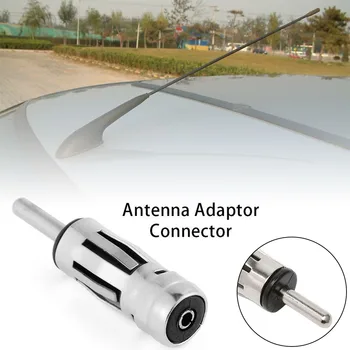 Aukštos Kokybės Pakaitinis Naudinga Nauja Automobilių Antenos Adapteris Sidabro Stereo ISO Din Transporto priemonių Lydinio Jungtis