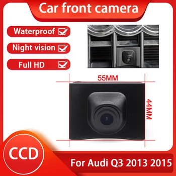Automobilio Vaizdas iš Priekio LOGOTIPĄ, automobilio Parkavimo Kamera HAINAUT HD CCD 1080P Naktinio Matymo aukštos kokybės Audi Q3 2011 2012 2013 2014 2015 plataus kampo