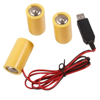 Baterija, Maitinimo Laidas, USB 4,5 V C LR14 Baterijos Pašalinti Kabelių Linijos Dropship