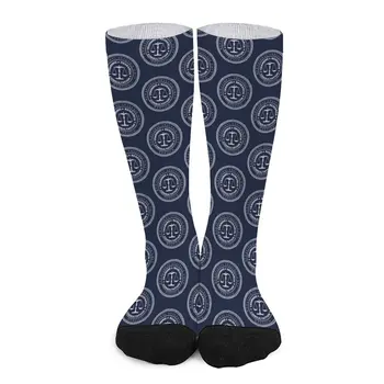 BAU - Logotipas Kojinės juokingas žmogus kojinės Moterų kompresijos kojinių dizaineris kojinės Įdomus kojinės