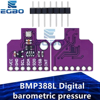 BMP388L Skaitmeninis barometrinio slėgio, slėgis, temperatūra 24-bit didelio tikslumo barometrinio slėgio jutiklio modulis I2C communica