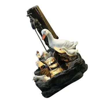 Fontanas Ornamentu Sodo Gyvūnų Derva, Skulptūra, Statula Realiomis Lauko Amatų, Meno, Kraštovaizdžio Puošmena, Tipas 1