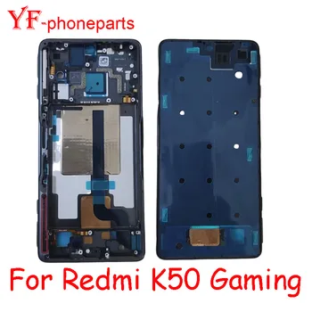 Geriausios Kokybės Viduryje Kadrų / Priekinis Rėmas Xiaomi Redmi K50 Žaidimų Priekinis Rėmas + Šoninis Mygtukas Būsto Bezel