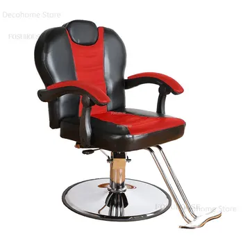 Grožio Salonas Reguliuojamas Atlošas Barber Kėdės, Kirpyklos Kėdės Baldų Salonas Moderni Liftable Swivel Barber Kėdės B