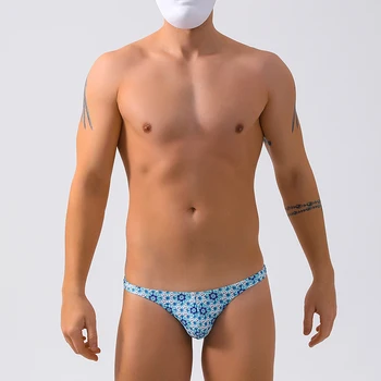 H80 naujas vasaros stora seksualus mažas juosmens vyrų thong maudymosi kostiumėliai vyrų keltą plaukti liemens kelnės bikini hot gay plaukimo vyrų paplūdimio šortai