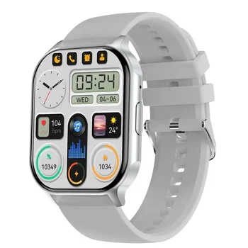 HK26 Smart Watch Vyrai Moterys 2.04 colių AMOLED Ekraną, 