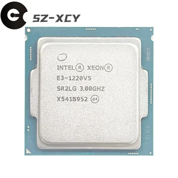 Intel Xeon E3-1220 v5 E3 1220v5 E3 1220 v5 3.0 GHz Quad-Core Keturių Siūlų CPU Procesorius 8M 80W LGA 1151
