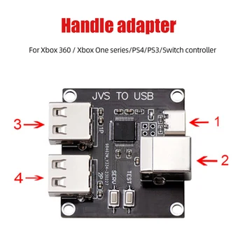 JVS Į USB Gamepad Jungtis Pritaikyti mygtukų Išdėstymo Žaidimas, Valdiklis, Keitiklis Dual Kreiptuką Režimas JVS Pagrindu Sistema
