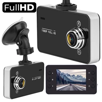 K6000 Brūkšnys Cam Automobilių DVR Automobilinis Video Recorder Transporto priemonės Black Box 1080P HD Naktinio Matymo Linijos Įrašymo Brūkšnys Kamera 24H Stovėjimo Stebėti