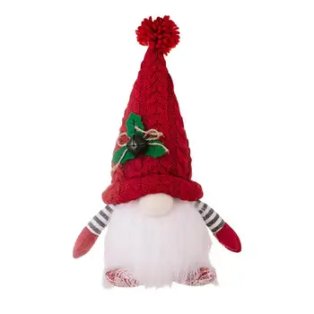 Kalėdų Beveidis Lėlė Su LED Žibintai Santa Claus Pliušiniai Žaislai Kalėdų Gnome Namų Kalėdinė Dekoracija 2023 Naujųjų Metų 2024