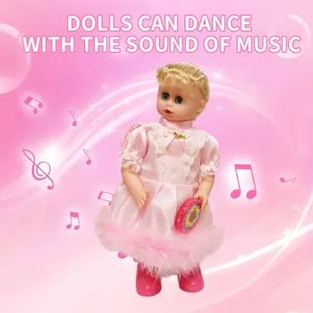 Kūdikių Elektros Pliušinis Žaislas, Lėlė, Dainuoti, Žaisti Namas Modeliavimas Lėlės Gali Blink Mergina Atostogų Gimtadienio Dovana