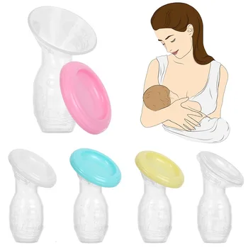 Kūdikį Krūtimi Vadove Krūties Siurblys Partneris Nešiojamų Krūties Kolektorius Automatinis Koregavimas BPA Free Silikono Siurbliai Motinystės Produktas
