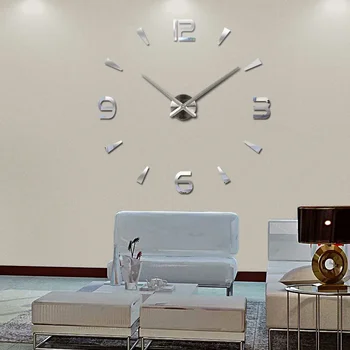 laikrodis kvarcinis žiūrėti reloj de sumalti modernus dizainas, didelis dekoratyvinis laikrodžiai Europoje akrilo lipdukai kambarį klok laikrodis