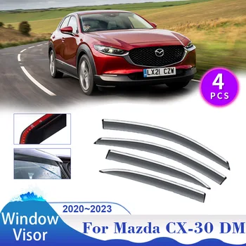 Lango Antveidžiai Mazda CX-30 CX30 DM 2020~2023, Tentai, Pavėsinės Saulės, Lietaus Apsaugas, Reflektoriai Automobilio Pusėje Ventiliacijos, Dūmų Šildomi Accessories