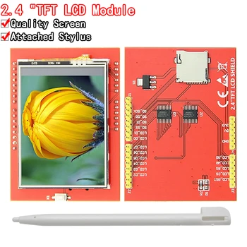 LCD modulis TFT 2.4 colių TFT LCD ekranas Arduino UNO R3 Valdybos ir paramos mega 2560 su Touch pen ,UNO R3