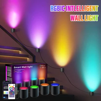 LED Smart Sienos Lempos RGBIC Downlight 