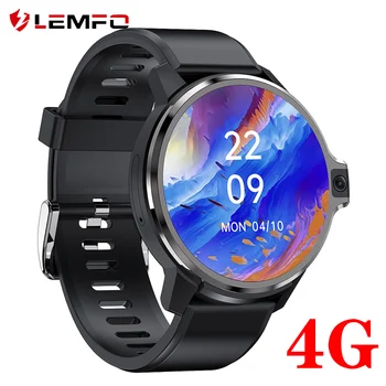 LEMFO smart laikrodžiai vyrams 4GB 64GB 1050mAh GPS WiFi, 5MP Kameros su SIM Kortele LEMP Smartwatch Quad Core Dual 1.6