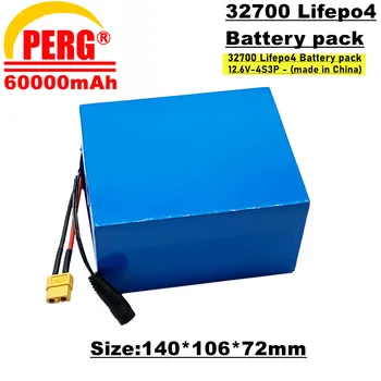 LiFePO4 32700 ląstelių paketą, 4s3p, 12,6 v, 60ah, built - in su BMS, tinka elektrinis dviratis ląstelių, UPS, Saulės elementai ir kt.