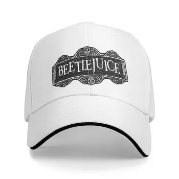 Mados Unisex Beetlejuice Siaubo Filmas Beisbolo kepuraitę Suaugusiųjų Tim Burton Reguliuojamo Tėtis Skrybėlę Vyrams, Moterims, Lauko