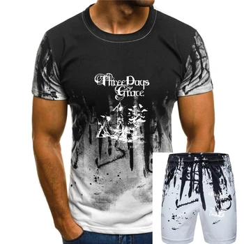 marškinėliai Tris Dienas Malonės Gyvenimas Prasideda Dabar T-Shirt Vyrams