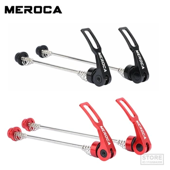 MEROCA 1 Pora MTB Kalnų dviratis Dviračio Vėrinukai Ultralight Greito Atleidimo Vėrinukai QR 100mm 135mm už MTB Kelių Dviračių stebulės 9mm 5mm