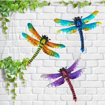 Metalo Dragonfly Sienos Menas Papuošalai Kabantys Papuošalai Kūrinys Statula Pakabukas Sodo Puošmena Miniatiūros Statulos