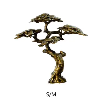 Mini Sveiki Miniatiūrinės Statulėlės Darbalaukio Senovinių Medžio Statula už Vazonas Bonsai Dekoras