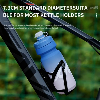 MTB Kelių Dviratį Vandens Butelis Lauko Sporto Plastikiniai Nešiojami 650 ML Didelės Talpos Gerti Dviračių Vandens Butelis Dviračių Butelis