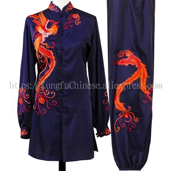 Naujas Ilgesnis ilgis, Kinijos Taichi vienodas Kungfu drabužius Kovos menų kostiumas taiji apranga vyrams, moterims, vaikams, mergaitė, berniukas, vaikams, suaugusiems