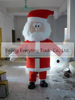 Naujas Suaugusiųjų Karšto Pardavimo Putų Pliušinis Raudona Santa Claus Išgalvotas Animacinių Filmų Talismanas Kostiumas Pliušinis Kalėdų Fancy Dress Helovinas Talismanas Kostiumas