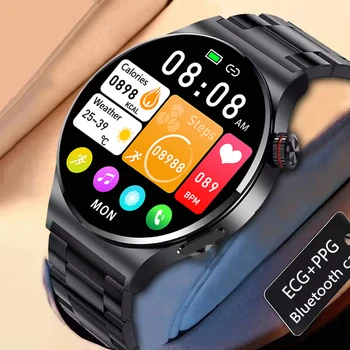 NFC Smart Watch Vyrų GT3 Max AMOLED 400*400 HD Ekranas, Širdies ritmo 