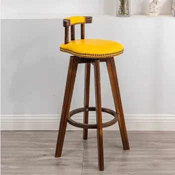 Odos Europos Baro Kėdės, Šiuolaikinės Medienos Didelis Valgomojo Kėdės, Virtuvės Minimalistinio Karieta Longue Baro Poilsio Baldai, Kėdės