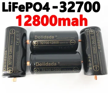 Originalus 32700 12800mAh 3.2 V Lifepo4 Akumuliatorius Profesinės Ličio Geležies Fosfato Baterijos Energijos su Varžtu