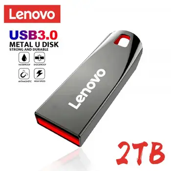 Originalus Lenovo U Diskas 2TB 1024GB 256 GB USB 3.1 Tipas-C Sąsaja Mobiliojo Telefono ir Kompiuterio Tarpusavio Perdavimo Nešiojamų USB Atminties