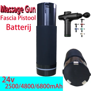 Originele 24V 2500/4800/6800Mah Masažas Gun/Fasciją Pistool Batterij Voor Verschillende Soorten Pistolen/Fasciją Pistolen