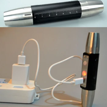 Papuošalai, Ryškus Žibintuvėlis Nerūdijančio Plieno USB Įkrovimo Identifikacija Geltona Balta Šviesa, Mini Pėsčiųjų Laipiojimo Rankoje Deglas