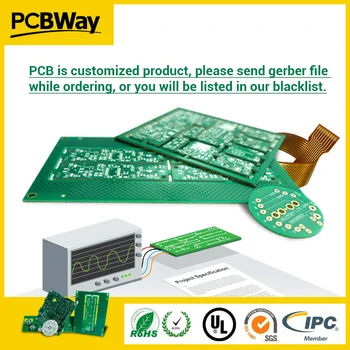 PCBWay PCB Prototipų 1-30 Sluoksnių Asamblėjos Tiekėjas Mėginio Gamybos ,24 Valandas PCB Lenta Citata Mokėjimo Link3