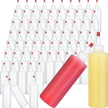Plastikiniai Išspausti Pagardų Buteliai Mažas Išspausti Butelių Padažai Trykšti Pagardų Butelį Kečupas, Tvarsliava, Menai ir Amatai