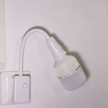 Praktinių Reguliuojamas Sienos Lankstus Laikiklis Su Swith LED Šviesos Lizdas Šviesos Turėtojo lempose Adapteris Keitiklis