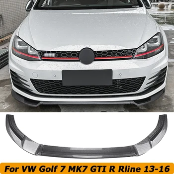 Priekinio Buferio Lip Volkswagen VW Golf 7 MK7 GTI R Rline 2013-2016 M. Aptakas Splitter Kūno Kit Prijuostės Padengti Guard Automobilių Reikmenys